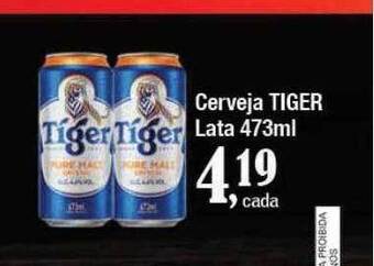 Supermercados Unidos Cerveja tiger lata oferta