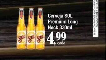 Supermercados Unidos Cerveja sol premium long neck oferta