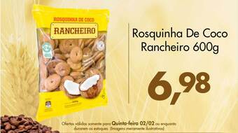 Barbosão Extra Supermercados Rosquinha de coco rancheiro oferta