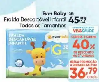 Ever baby fralda descartável infantil