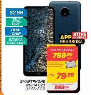 GBarbosa Smartphone nokia c20 32 gb-2 gb oferta