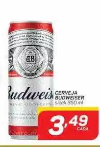 GBarbosa Cerveja budweiser sleek oferta