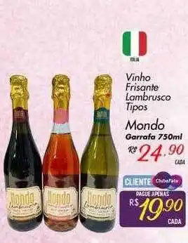 Muffato Vinho frisante lambrusco tipos mondo oferta