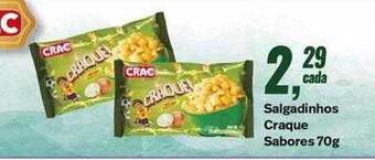 Rede Multi Market Salgadinhos craque sabores oferta