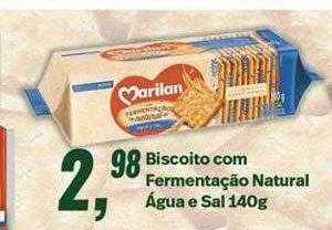Rede Multi Market Biscoito com fermentação natural água e sal oferta