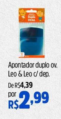 Supermercados Baklizi Apontador duplo ov leo & leo c dep oferta