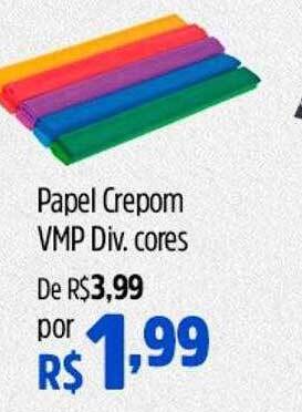 Supermercados Baklizi Papel crepom vmp div cores oferta