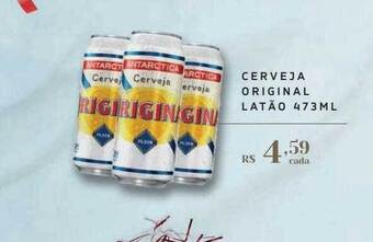 Cerveja original latão