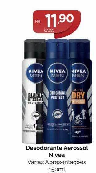 Drogarias Farmagnus Desodorante aerossol nivea oferta