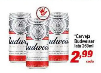 Cerveja Budweiser lata 269ml