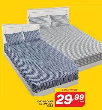 GBarbosa Jogo de cama estampado krea oferta