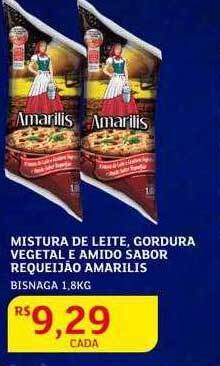 Assaí Atacadista Mistura de leite, gordura vegetal e amido sabor requeijão amarilis oferta