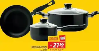 GBarbosa Conjunto de panelas antiaderente - alta krea oferta