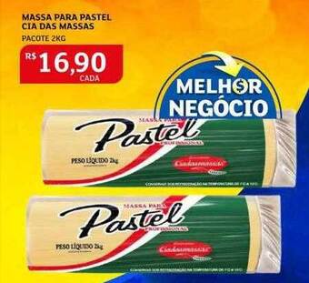 Massa para pastel cia das massas