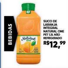 Boa Supermercados Suco de laranja integral natural one oferta