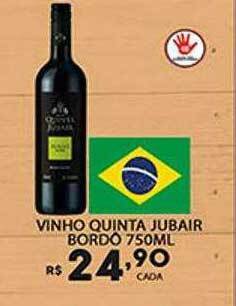 Supermercado Porecatu Vinho quinta jubair bordo oferta