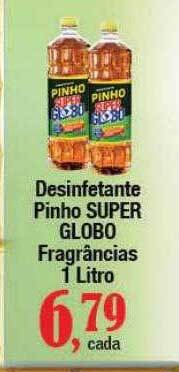 Supermercados Unidos Desinfetante pinho super globo fragrâncias oferta