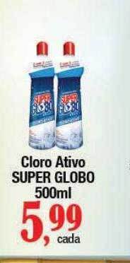 Supermercados Unidos Cloro ativo super globo oferta