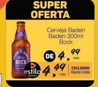 Supermercado Dalben Cerveja baden baden bock oferta
