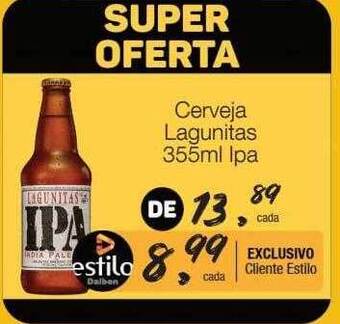 Supermercado Dalben Cerveja lagunitas ipa oferta
