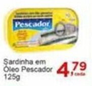 Sardinha em Óleo Pescador 125g