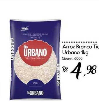 Giassi Supermercados Arroz branco tio urbano oferta