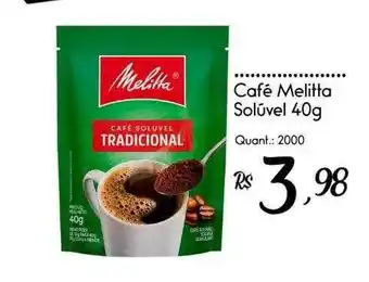Giassi Supermercados Café melitta solúvel oferta