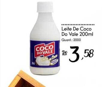 Giassi Supermercados Leite de coco do vale oferta