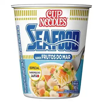 D'avó Supermercado Macarrão instantâneo frutos do mar nissin cup noodles copo 65g oferta