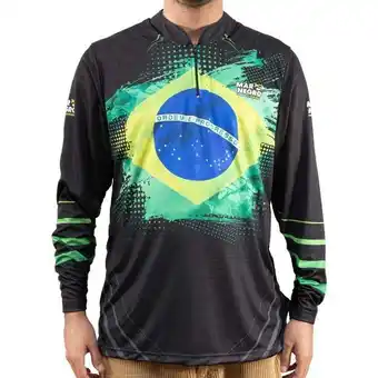 Decathlon Camisa masculina combate brasil - mar negro oferta