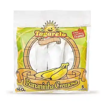 Bananinha cremosa tagarela embalagem 160g