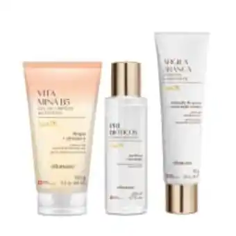 O Boticário Combo botik: gel de limpeza nutritivo vitamina b5 140g + tônico micelar prebiótico 200ml + máscara facial purificante argila oferta