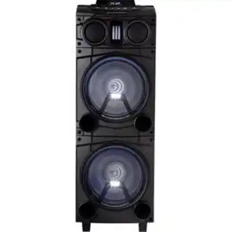 Caixa de som torre gradiente black bass 10 1200w gdb10m