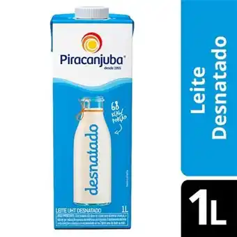 Serrano Supermercado Leite uht piracanjuba desnatado 1lt oferta