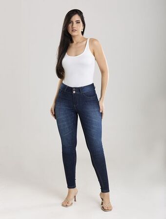 Handara Cigarrete magic size alepo-jeans escura p oferta