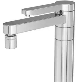 Torneira para cozinha de mesa com filtro twin cromada