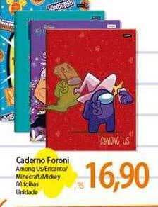Atacadão Caderno foroni oferta