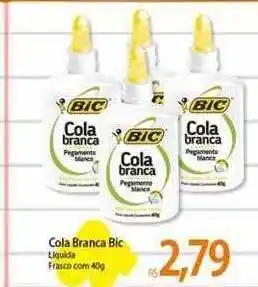 Cola branca bic líquida frasco