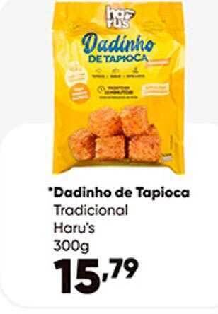 Dadinho de tapioca tradicional haru's