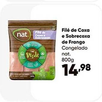 Zaffari Filé de coxa e sobrecoxa de frango congelado nat oferta