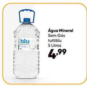Zaffari Água mineral sem gás tuttiblu oferta