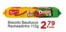 Rossi Supermercado Biscoito Bauducco Recheadinho 112g oferta