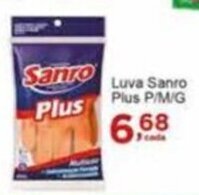 Luva Sanro Plus P/M/G