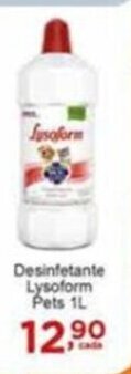 Rossi Supermercado Desinfetante Lysoform Pets 1L oferta