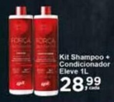 Rossi Supermercado Kit Shampoo + condicionador Eleve 1L oferta