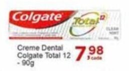 Rossi Supermercado Creme Dental Colgate Total 12 90g oferta