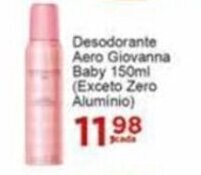 Rossi Supermercado Desodorante Aero Giovanna Baby 150ml oferta