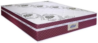 Colchão casal mola 138x188x32 new bahrein gazin