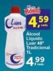 Rossi Supermercado Álcool Líquido Luar 46 Tradicional 1L oferta