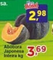 Rossi Supermercado Abóbora Japonesa Inteira 1kg oferta
